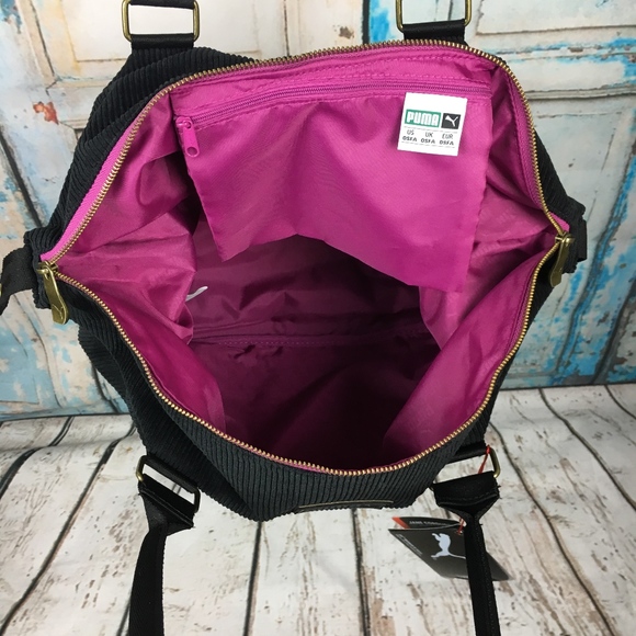 Puma Bags Puma Jane Corduroy Tote Blackpink B4243 Poshmark